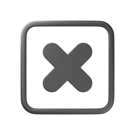 닫다  3D Icon