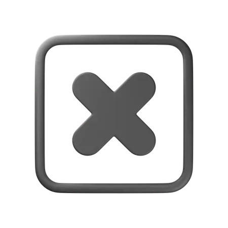 닫다  3D Icon