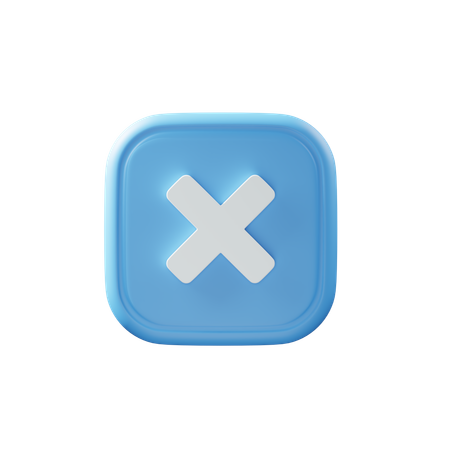 닫다  3D Icon