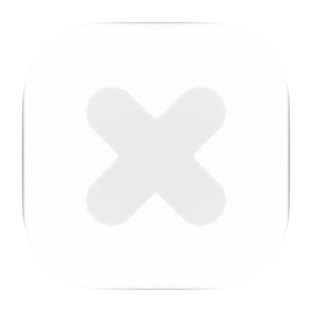 닫다  3D Icon