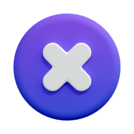 닫다  3D Icon