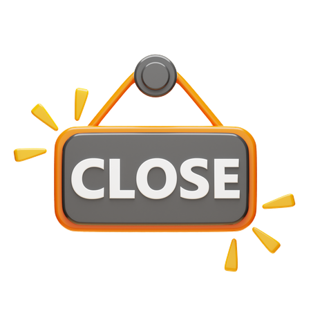 Close  3D Icon