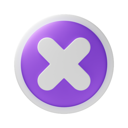 Close  3D Icon