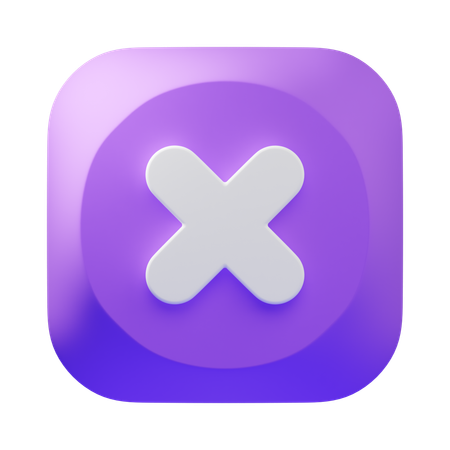 Close  3D Icon