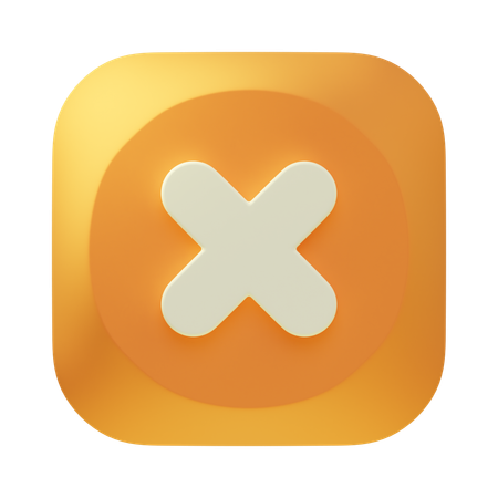 Close  3D Icon