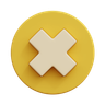 close emoji 3d