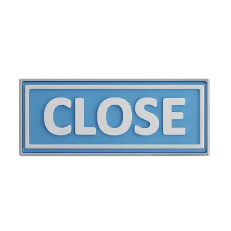 Close  3D Icon