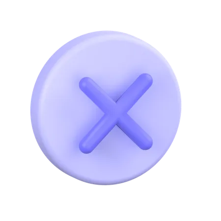 Close  3D Icon