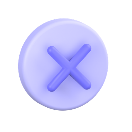 Close  3D Icon