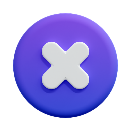 Close  3D Icon