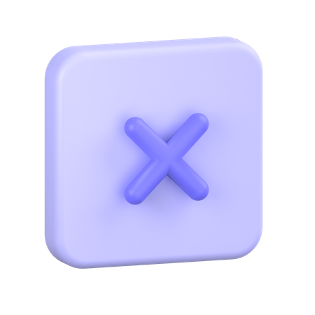 Close  3D Icon