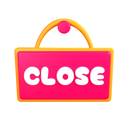 Close  3D Icon