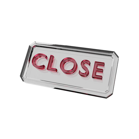 Close 3D Icon