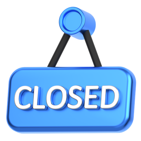 Close Board  3D Icon
