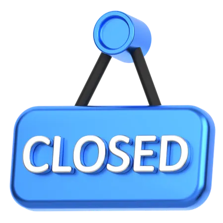 Close Board  3D Icon