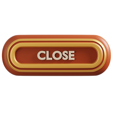 Close button  3D Icon