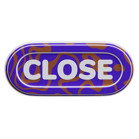 Close Button  3D Icon