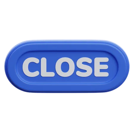 Close Button  3D Icon