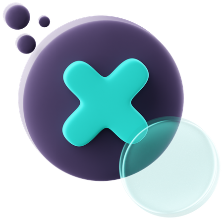 Close Button  3D Icon