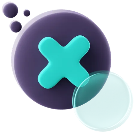 Close Button  3D Icon