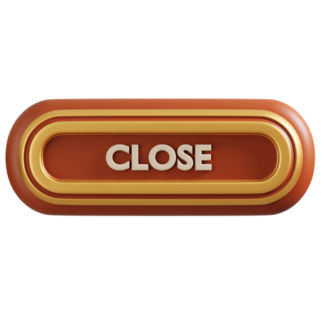 Close button  3D Icon