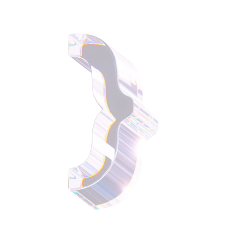 Close Curly Brace  3D Icon