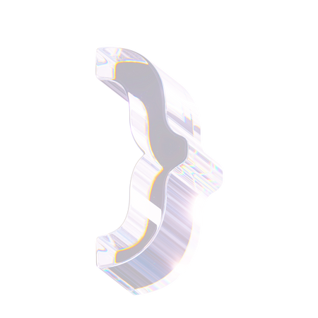 Close Curly Brace  3D Icon