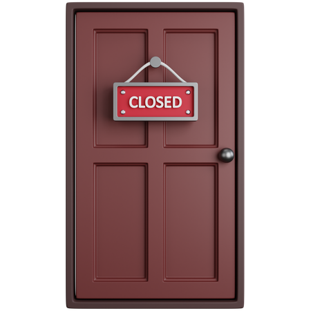 Close Door  3D Icon
