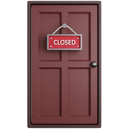 Close Door  3D Icon
