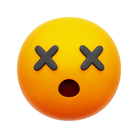 Close Eye Emoji  3D Icon