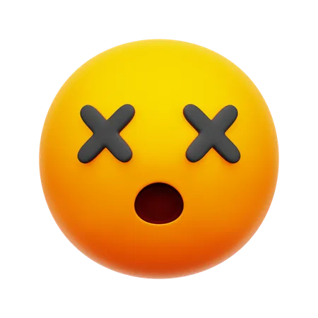 Close Eye Emoji  3D Icon