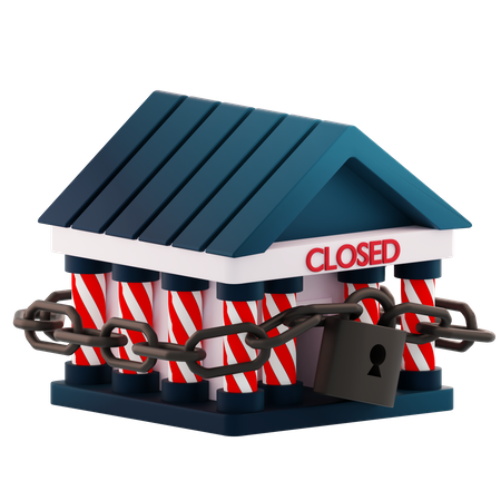 Close Shop  3D Icon