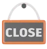Close Shop Sign