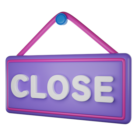 Close Store  3D Icon