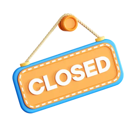 Closed  3D Icon