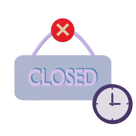 Closed  3D Icon