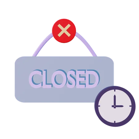 Closed  3D Icon