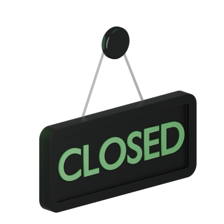 Closed  3D Icon