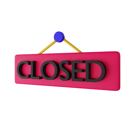 Closed  3D Icon