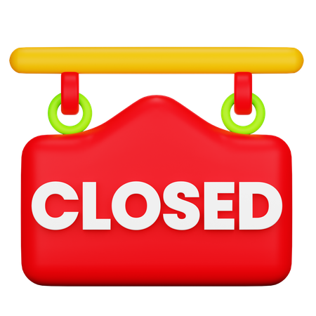 Closed  3D Icon