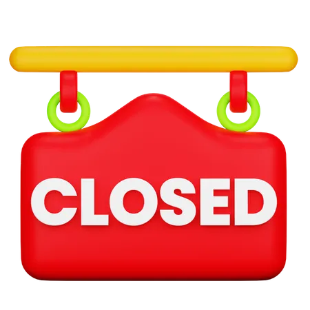 Closed  3D Icon