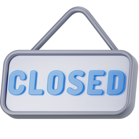 Closed  3D Icon