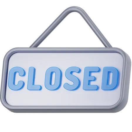 Closed  3D Icon