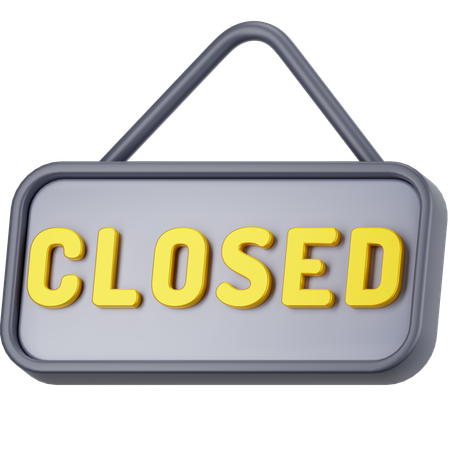 Closed  3D Icon