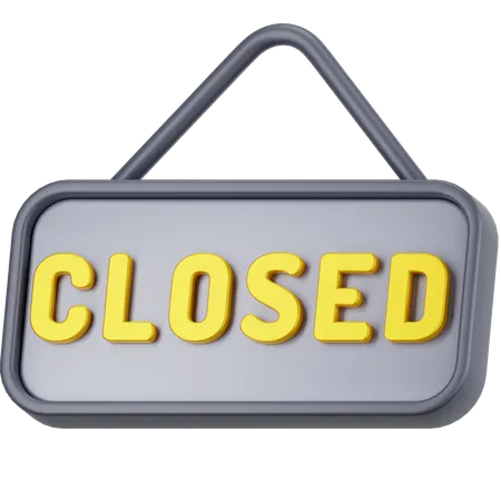 Closed  3D Icon