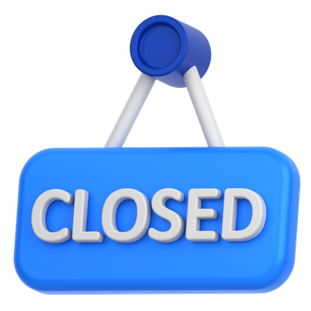 Closed  3D Icon