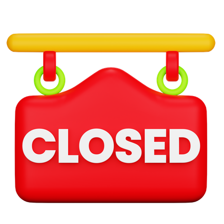 Closed  3D Icon