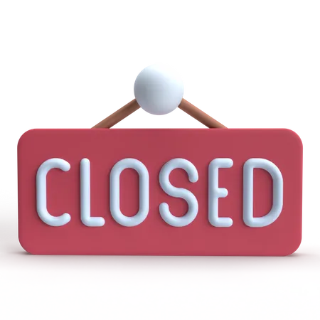 Closed Board  3D Icon