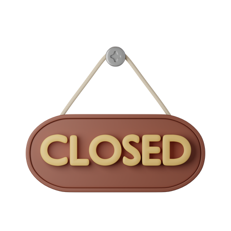 Closed Board  3D Icon