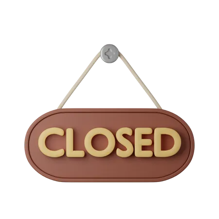 Closed Board  3D Icon